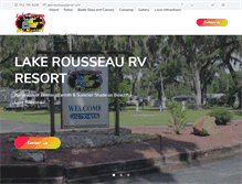 Tablet Screenshot of lakerousseaurvpark.com